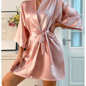 Bata Satinada “Amanecer Rosado”