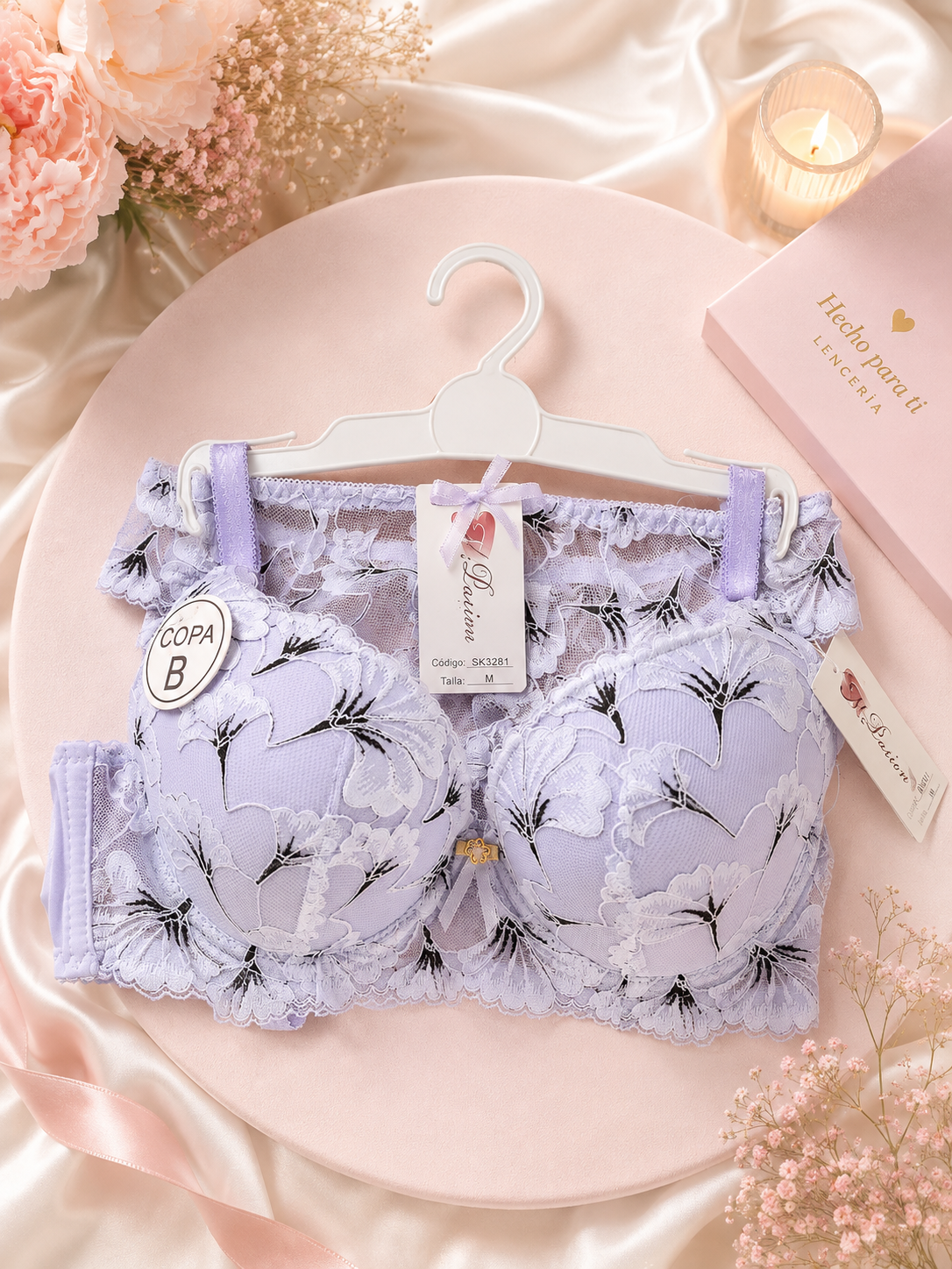 CONJUNTO LIRIO -BLANCO