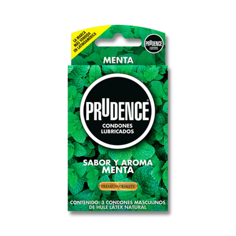 CONDONES PRUDENCE X3 SABOR A MENTA