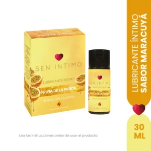 Lubricante Íntimo Caliente con Sabor a Maracuyá 30 ml – Sen Íntimo