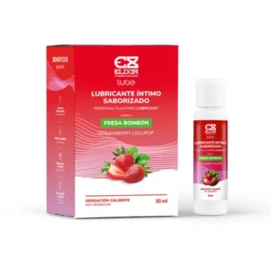 LUBRICANTE FRESA BOMBÓN ELIXIR 30ML