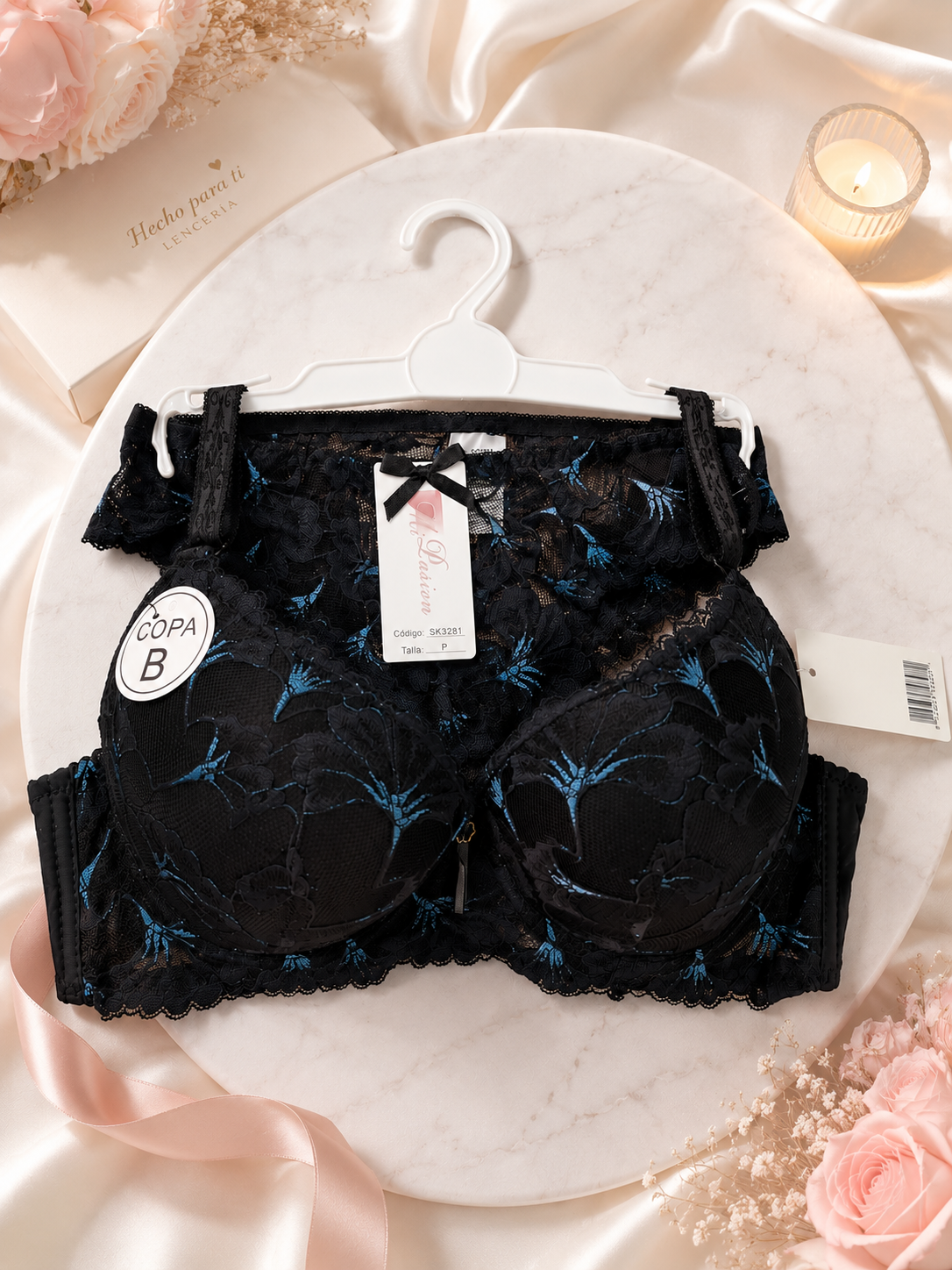 Conjunto lirio - Negro