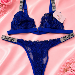 Conjunto de Lencería Azul VICTORIA SECRET