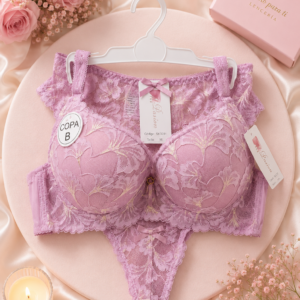 Conjunto lirio -rosado