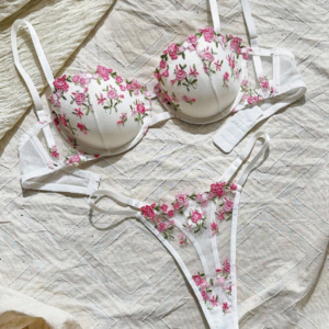 Conjunto rous-rosa